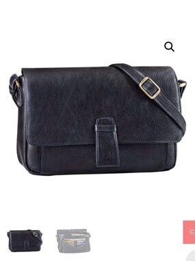 DEREK ALEXANDER BRISTOL Flap Organizer Canada Crossbody Bag Pockets Zippered